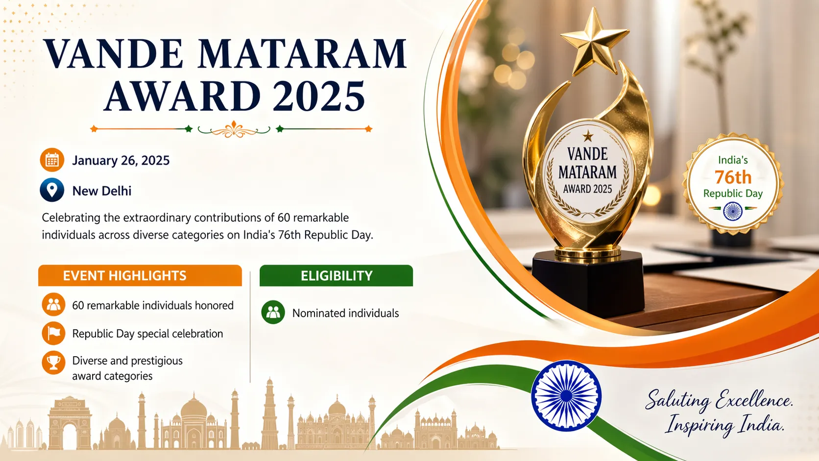 Vande Mataram Award 2025